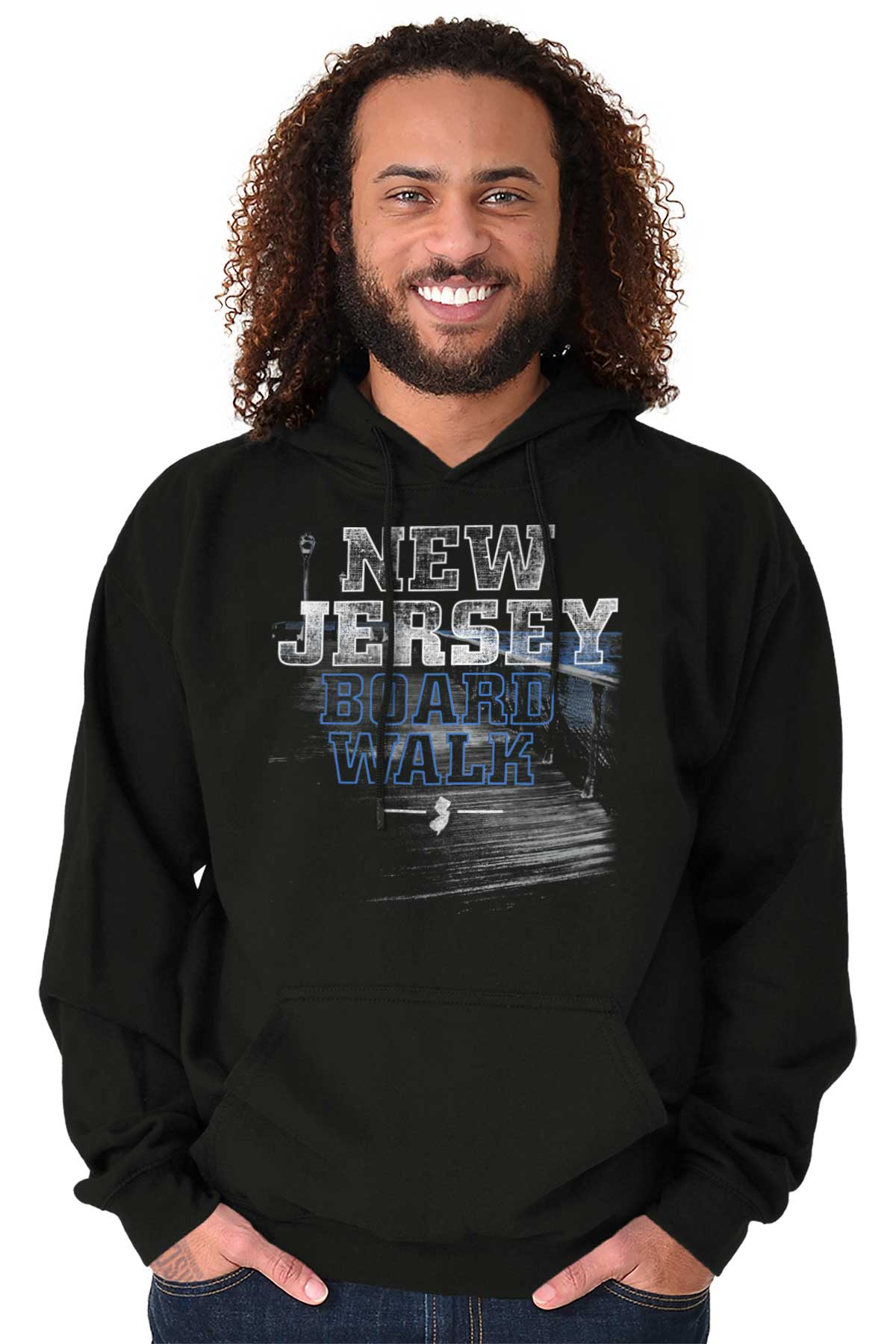 New Jersey Boardwalk Shore Summer Vacation Hoodies Sweat Shirts