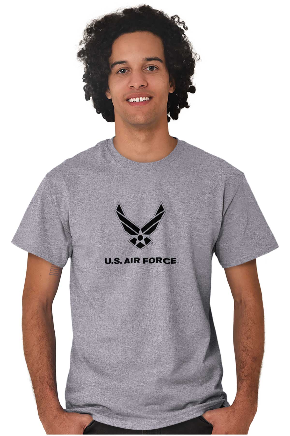 U.S. Air Force Military Pilot Wings USAF Adult Short Sleeve Crewneck ...