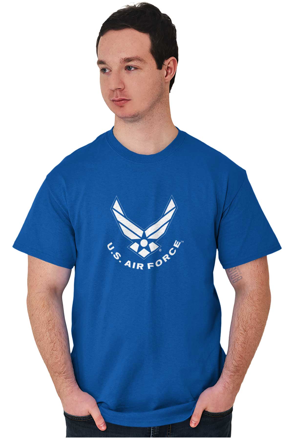 U.S. Air Force Pilot Military Wings USAF Adult Short Sleeve Crewneck ...