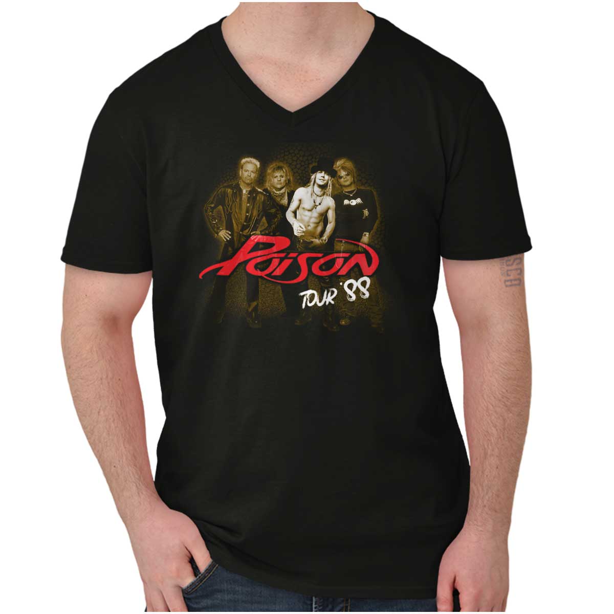 poison band tee
