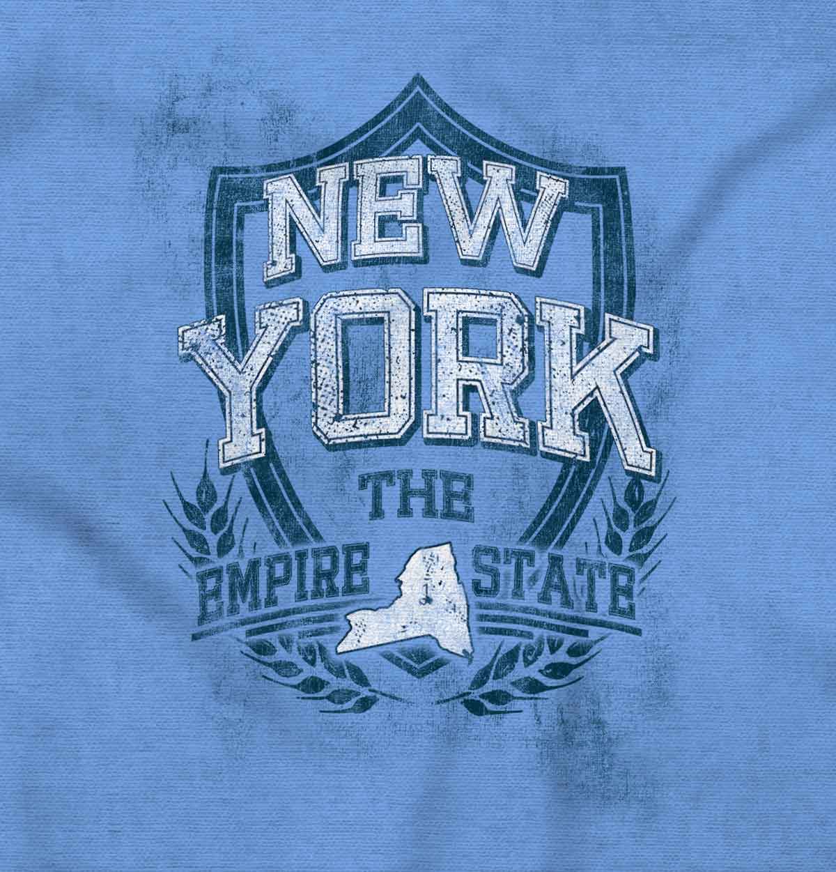 New York State Motto Souvenir Tourist NY Gift Adult Long Sleeve Crew