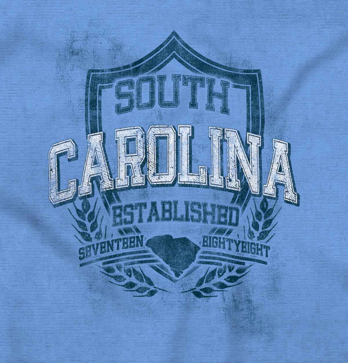 South Carolina State Motto Souvenir Tourist Adult Short Sleeve Crewneck
