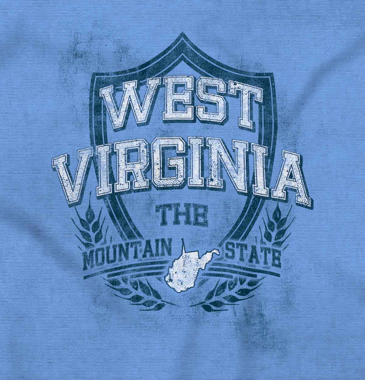 West Virginia State Motto Souvenir Tourist Womens Tees Shirts Ladies