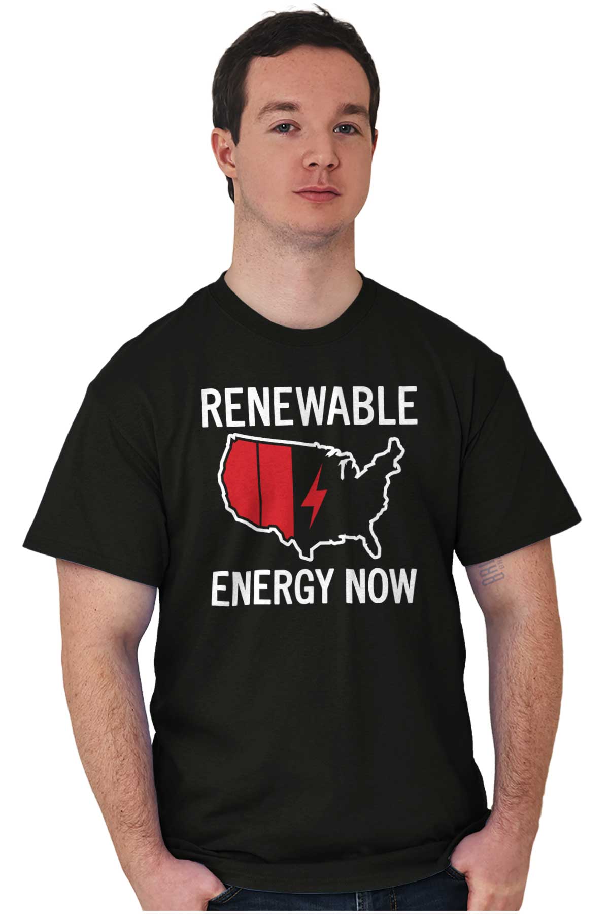 Earth Day Renewable Energy Save The Planet Womens or Mens Crewneck T ...