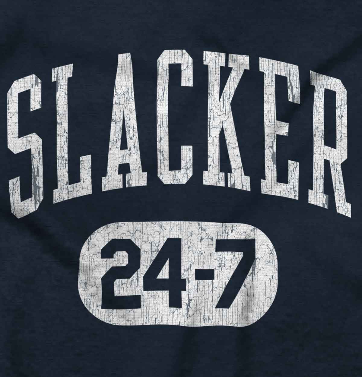 Slacker Funny Lazy People Gym Workout Gift Hoodie Hooded Sweatshirt Men  Women