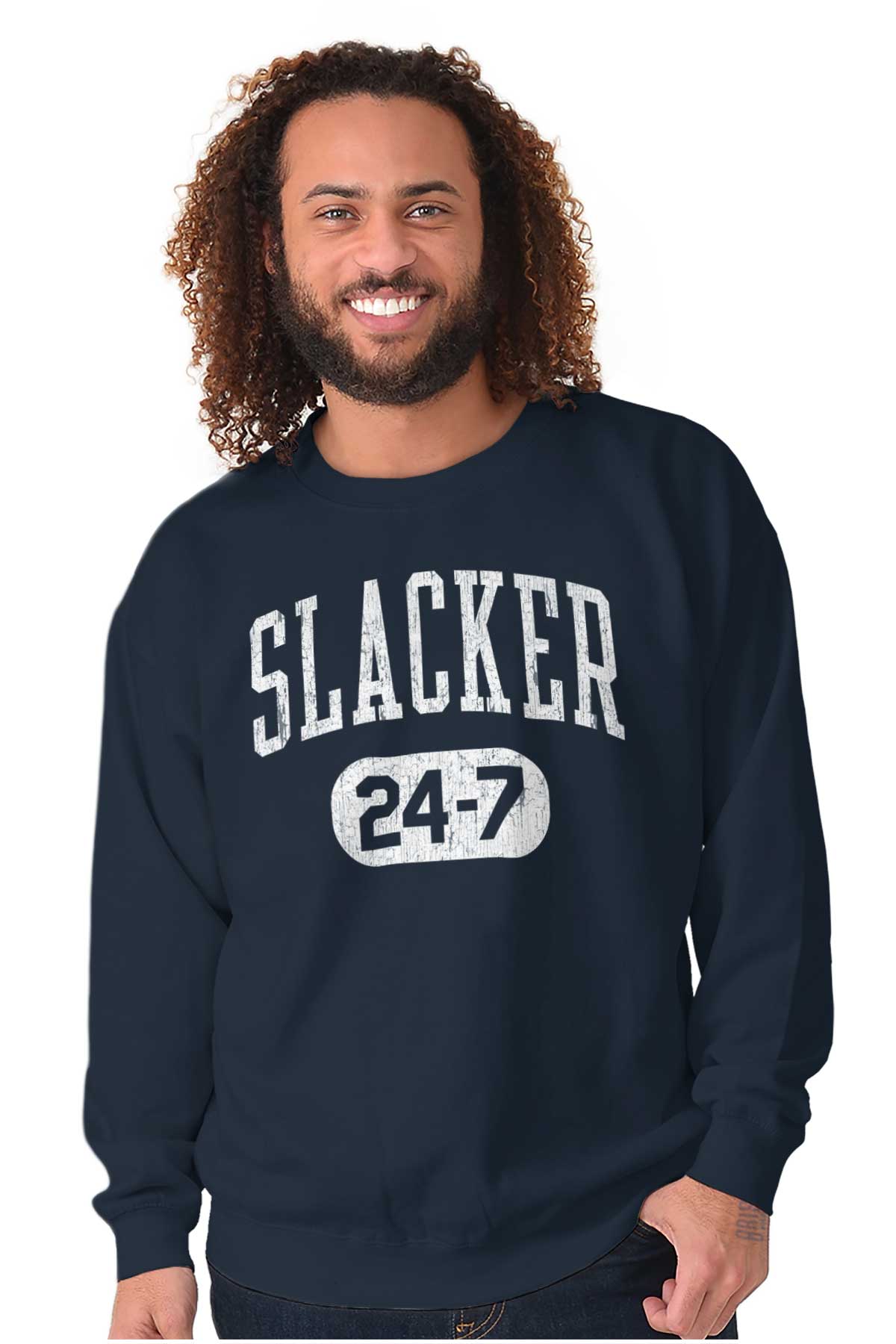 Slacker Funny Lazy People Gym Workout Gift Hoodie Hooded Sweatshirt Men  Women