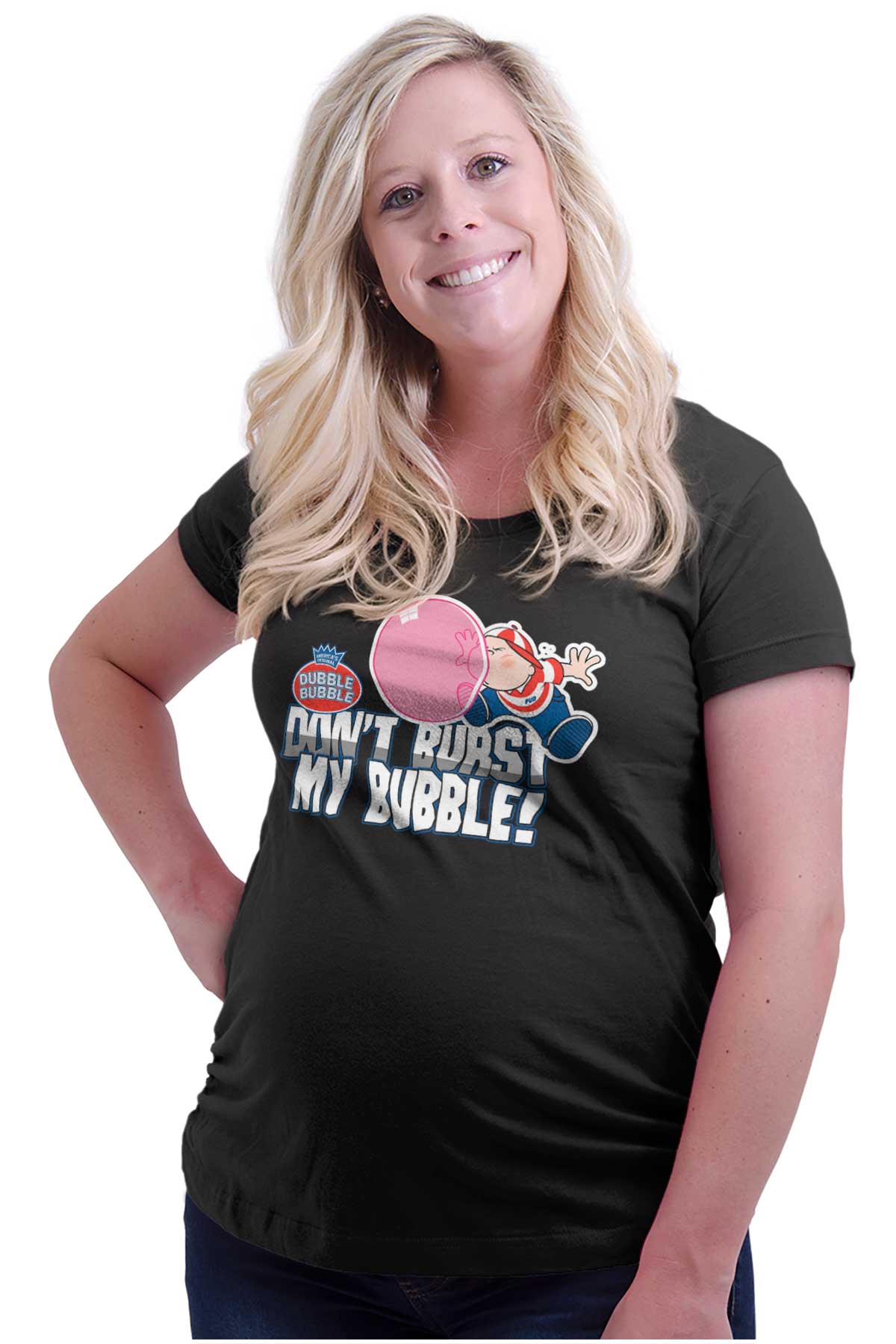 Vintage Dont Burst My Dubble Bubble Logo Gift Womens Maternity 
