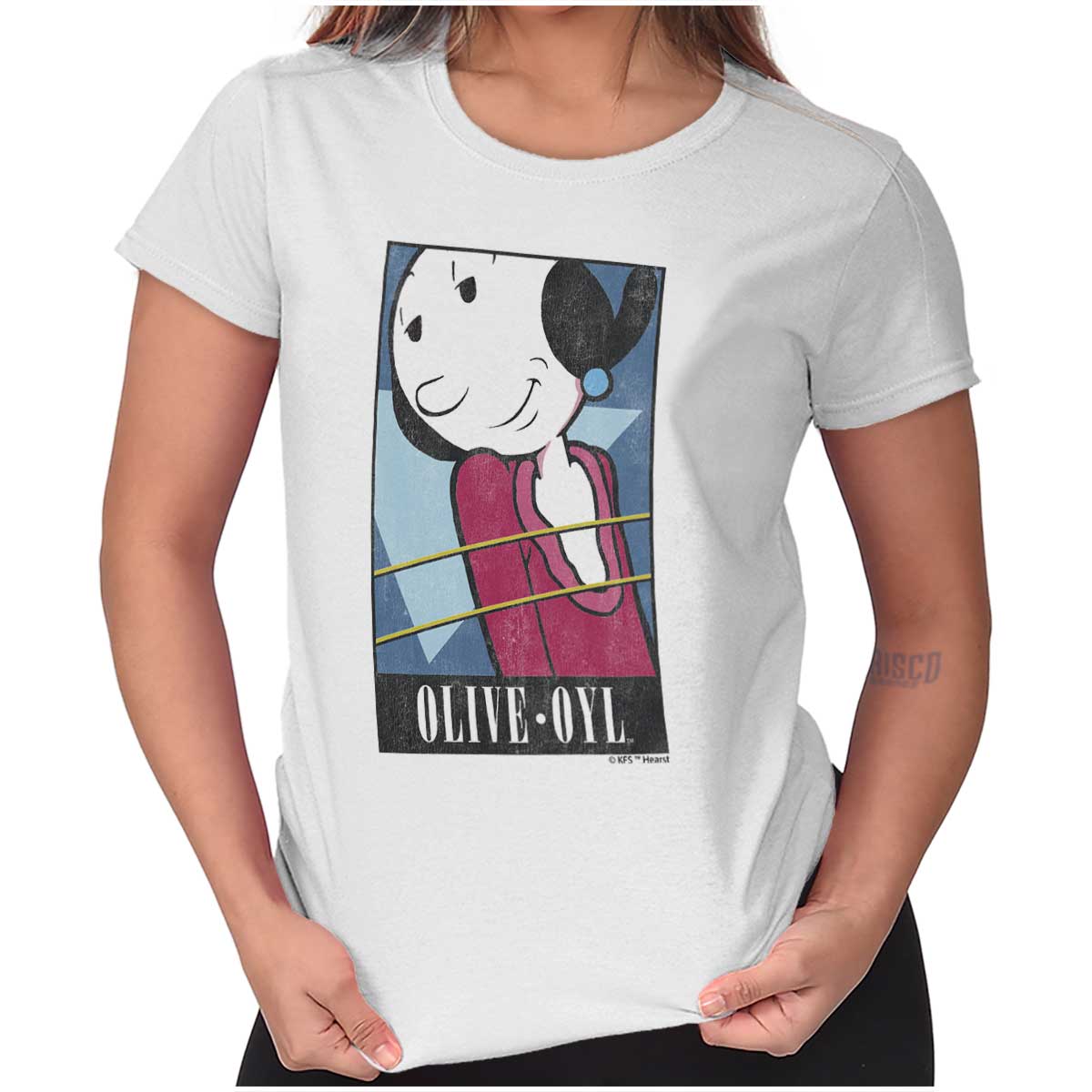 Vintage Olive Oyl Cartoon Poster Popeye Gift Womens or Mens